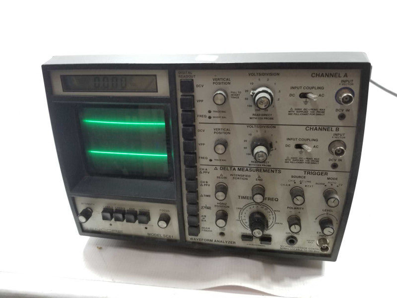 Sencore SC61 Waveform Analyzer, AS-IS TESTED To Power On. ~