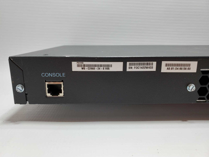 Cisco Catalyst 2960 SI Series WS-C2960-24-S 24-Port Switch Factory_Default (