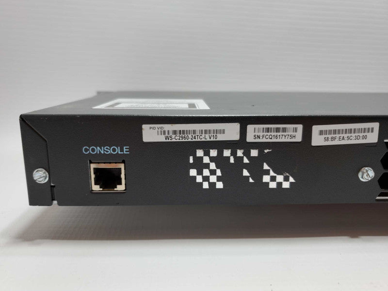 Cisco Catalyst 2960 WS-C2960+24TC-L 24 Port Switch Factory_Default (
