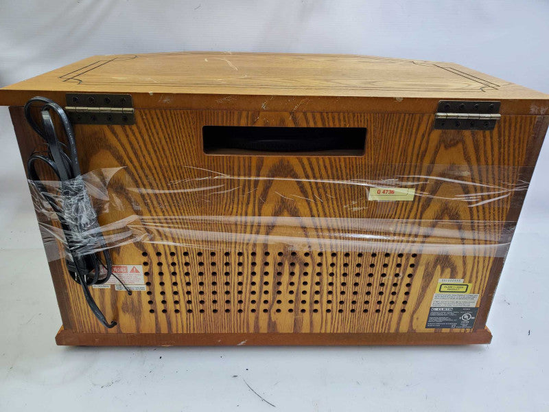 Curtis Nostalgia Turntable/CD/Radio Stereo _ Power-on tested)