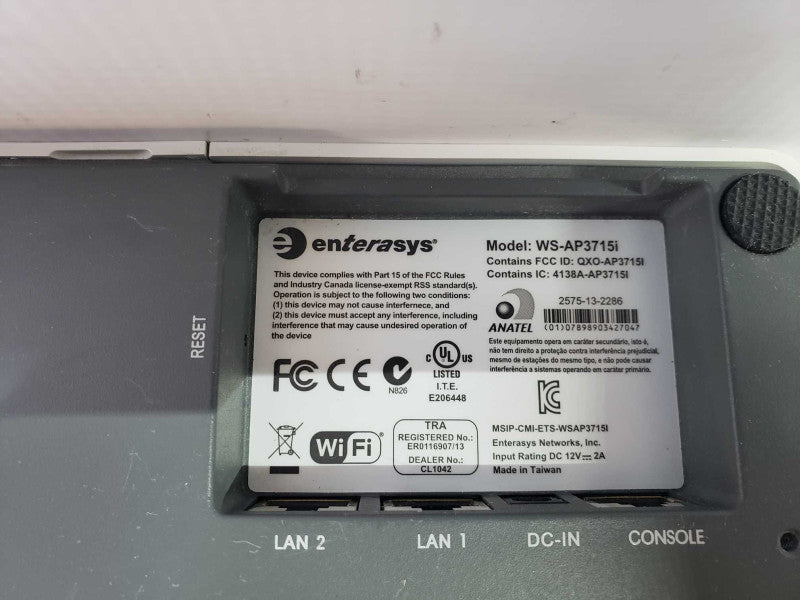Enterasys Extreme Networks WS-AP3715i WiFi Access Point [