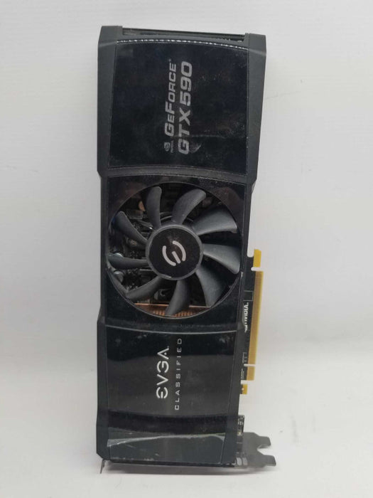 EVGA NVIDIA GeForce GTX 590 Classified 3 GB GDDR5, AS-IS For Parts* ~