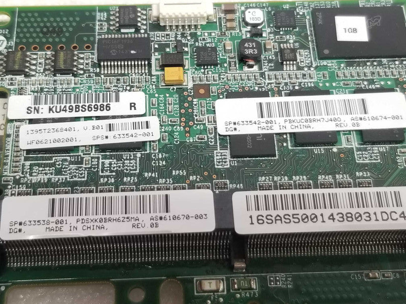 HP Smart Array P420/1GB FBWC 6Gb 2 PORT SAS Controller 633538-001 W/ Cables ~