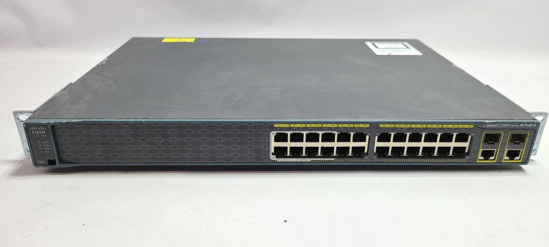Cisco Catalyst WS-C2960-24LC-S 24 Port Ethernet PoE 2x SFP Managed Switch $