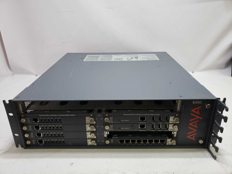 Avaya G450 Media Gateway MB450 with Different Module[