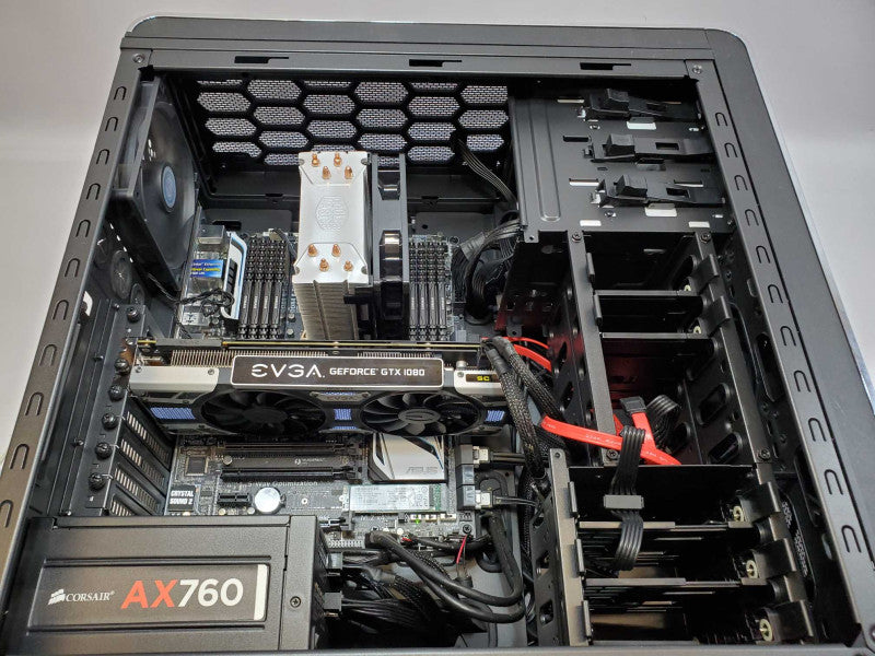 Custom PC Asus X99-A Core i7-5820K @ 3.3 GHz 64GB Ram DDR4 256GB GTX1080 (