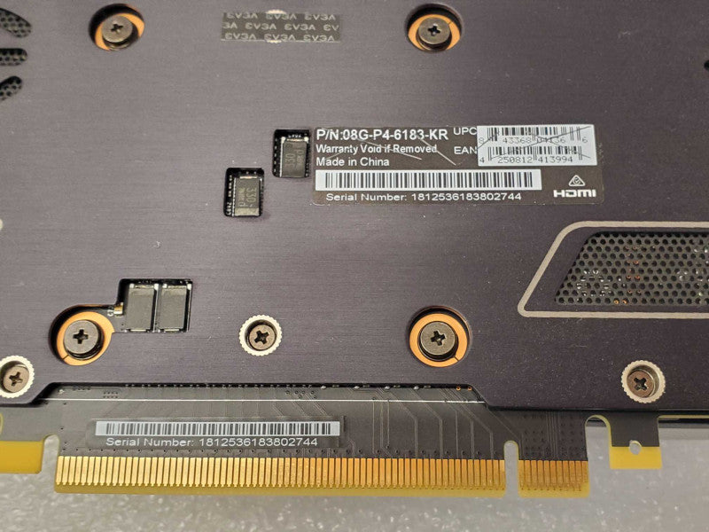 EVGA GeForce GTX 1080 SC GDDR5 8GB ACX3.0 Gaming Graphics Card _