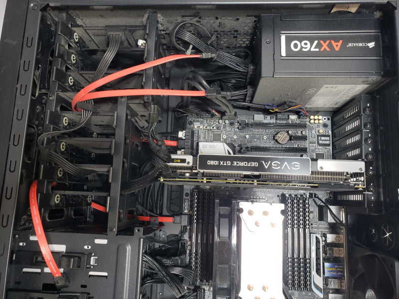 Custom PC Asus X99-A/USB 3.1 i7-5820K@3.3GHz 64GB DDR4 EVGA GTX 1080 No HDD [