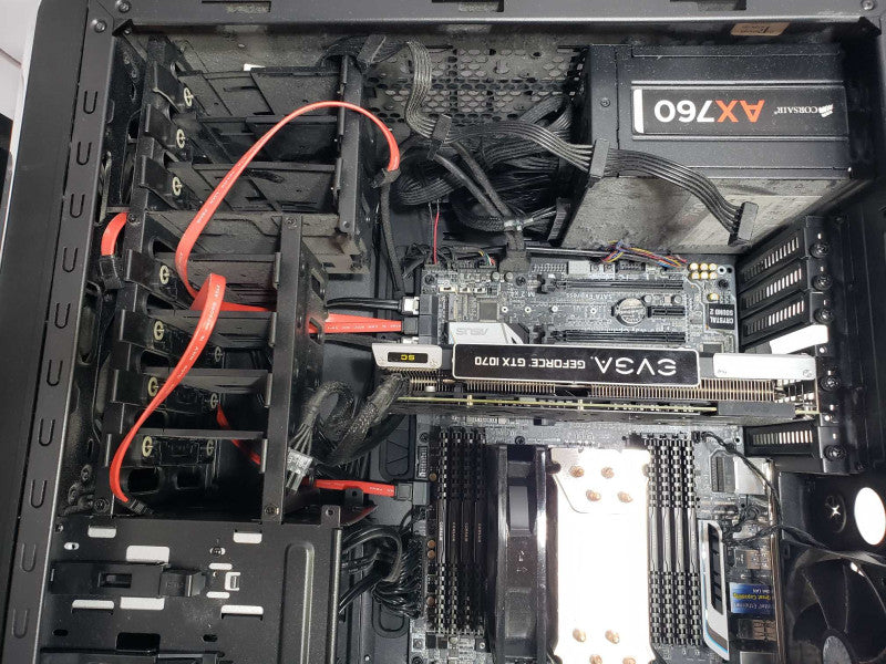 Custom PC Asus X99-A/USB3.1 i7-5820K@3.3GHz 64G DDR4 EVGA GTX 1070 No HDD [