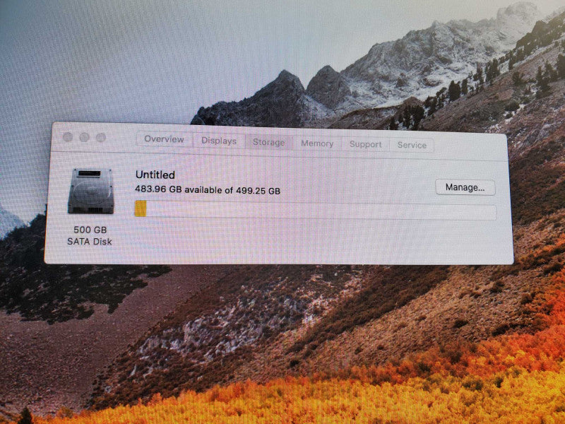 Apple Mac Mini M.2011 A1347 i5-2415M @2.3GHz 8GB RAM 500GB HDD HD 3000 )