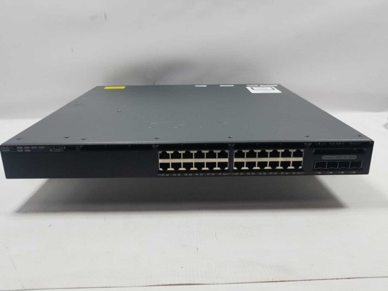 Cisco Catalyst WS-C3650-24TS-E 4x1G Uplink Ports Switch, FACTORY RESET ~