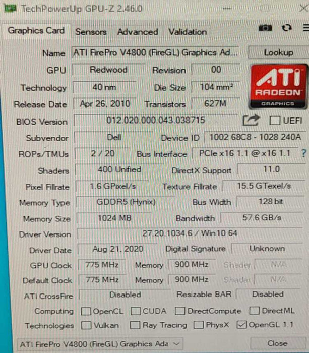 Custom PC- ASUS X99-A/USB3.1 Motherboard, 32GB DDR4, i7-5820K 3.3GHz, AMD ATI FirePro V4800 1GB$