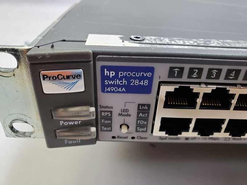 HP ProCurve J4904A 48-Ports Rack-Mountable Ethernet Switch _ factory rest )