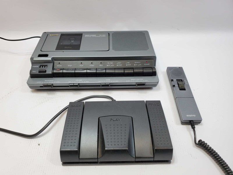 Sanyo TRC-8080 Microcassette Transcribing System (