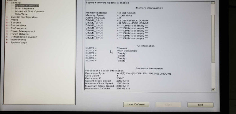 Dell Precision T3610 Xeon E5-1603 @ 2.80ghz / 2gb ram / Quadro K600 GPU #