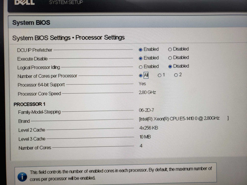 Dell PowerEdge R320 Xeon E5-14100@2.8GHz 16GB ECC DDR3 RAID PERC H710 Mini [