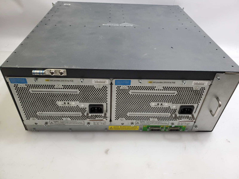HP ProCurve Networking E5406 zl Switch J8697A w/ Modules see notes _ Reset )