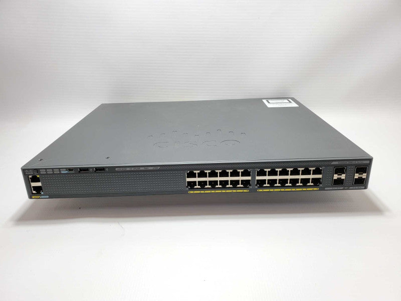 Cisco Catalyst 2960-X WS-C2960X-24PS-L 24-Port 1GbE PoE Network Switch (