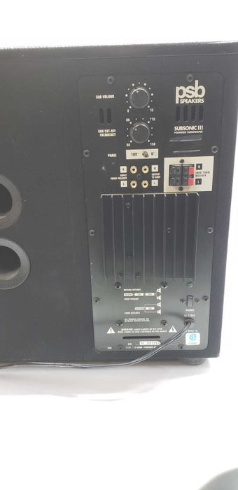 PSB Speakers SubSonic III Powered Subwoofer 12\\" / see notes #