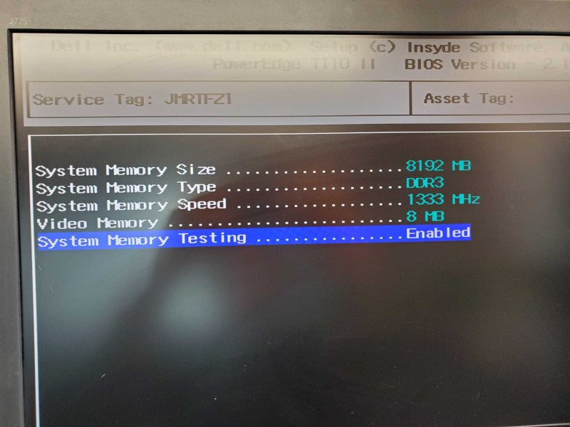 Dell PowerEdge T110 II Xeon E3-1220 @ 3.1 GHz, 8GB Ram, No HDD, H200A (