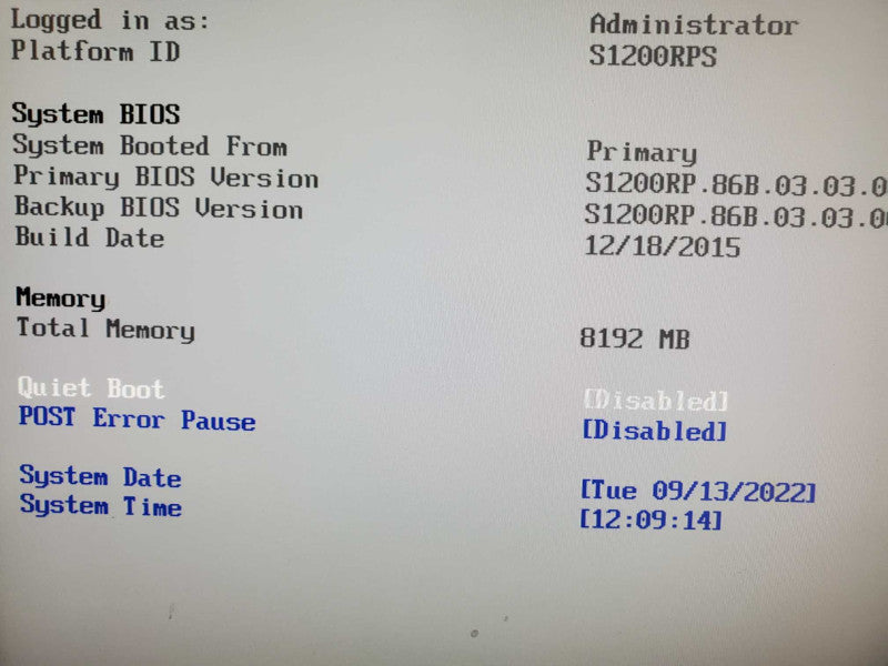 Custom Workstation, S1200RPS Motherboard, E3-1220 v3 3.1GHz 8GB DDR3 |
