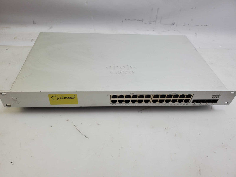 Cisco Meraki MS220-24P Cloud Managed Gigabit PoE Switch (Claimed) )