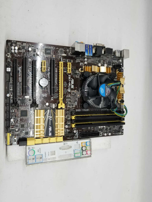ASUS Z87-PLUS LGA1150 + Intel Core i5-4670K 3.4GHz/16GB DDR3, NO HDDs ~