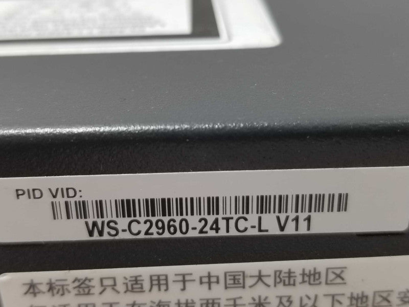 Cisco Catalyst WS-C2960-24TC-L 24-Ports Switch, FACTORY RESET ~