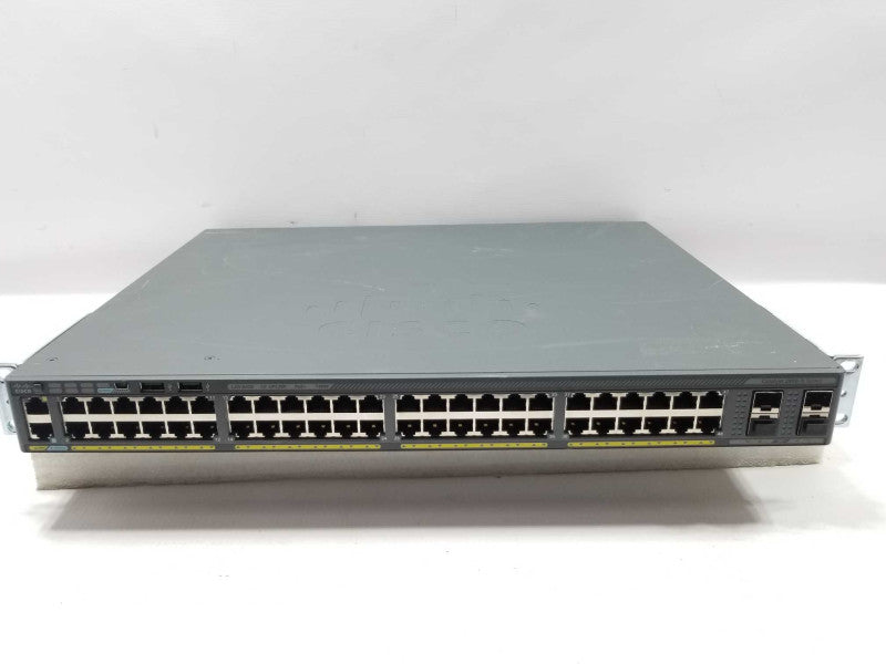 Cisco WS-C2960X-48FPS-L Catalyst 2960X 48Ports 4x1GE Gigabit Switch FCTY RESET ~