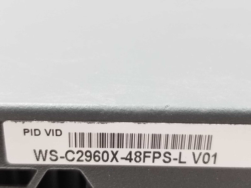 Cisco WS-C2960X-48FPS-L Catalyst 2960X 48Ports 4x1GE Gigabit Switch FCTY RESET ~