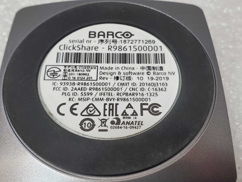 Barco ClickShare R9861500D01 Presentation system Button only _