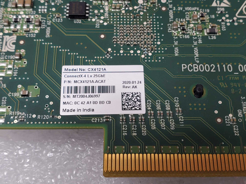 Mellanox ConnectX-4 Lx 25GbE Network Adapter MCX4121A-ACAT  _
