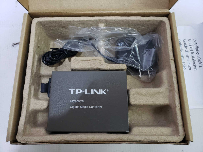 New in Box TP-Link MC200CM Media Converter [