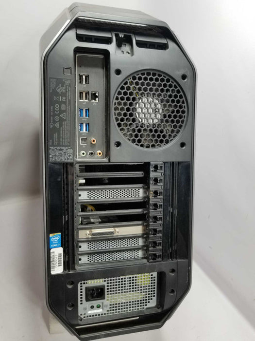 DELL ALIENWARE AREA 51 R2 D03X PC COMPUTER, I7-5820K 3.3GHz/8GB DDR4, NO GPU ~