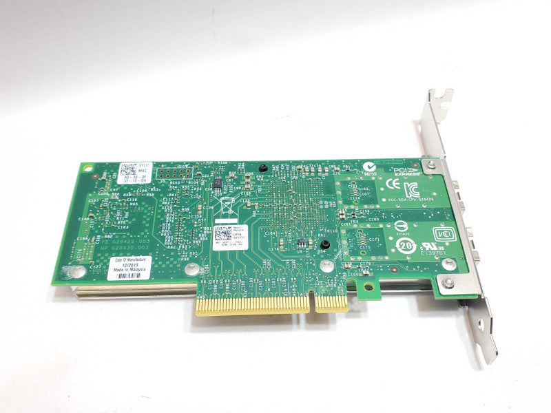 Dell Intel X520-DA2 Dual Port 10GB PCIe Network Card 0XYT17 Full Height _