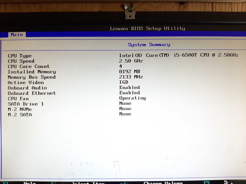 Lenovo ThinkCentre M900 i5-6500T @ 2.5GHz 8GB RAM - NO HDD +