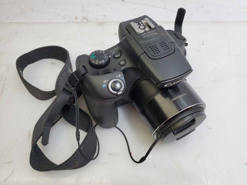 Canon PowerShot SX60 HS 16.1MP Digital Bridge Camera Black 65x Optical Zoom )