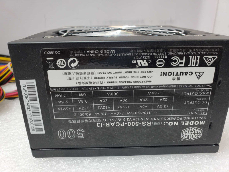 Cooler Master RS-500-PCAR-I3 360 Watt Desktop Power Supply _
