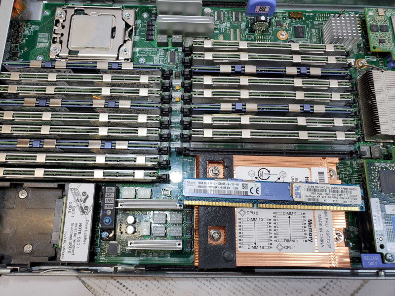 IBM HS22V Blade Server 2x Xeon X5670 @ 2.93 GHz 288GB Ram No HDD *Untested*  (