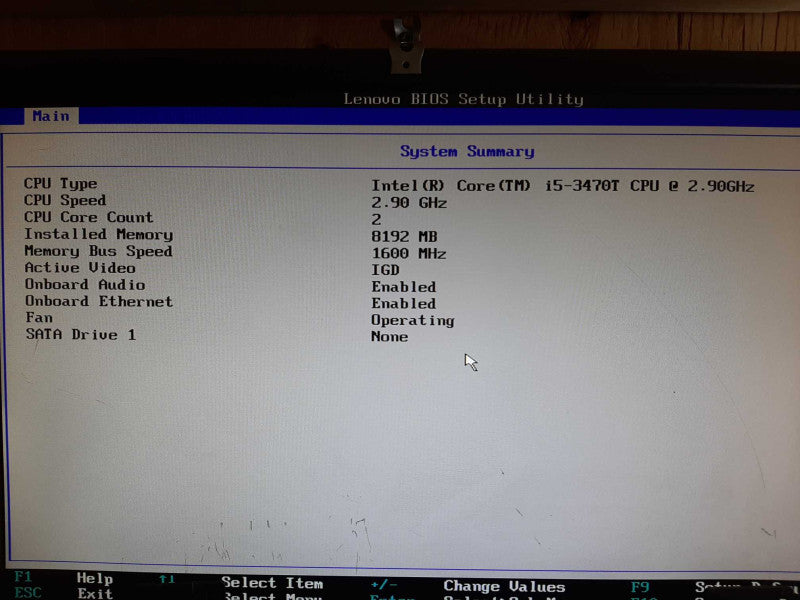 Lenovo Think Centre M92p i5-3470T @ 2.9GHz 8GB RAM - NO HDD +