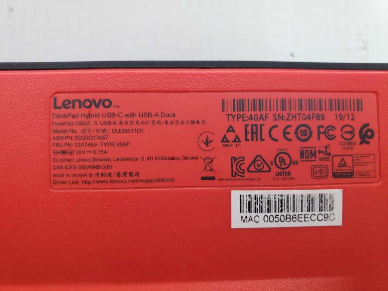 Lenovo ThinkPad Hybrid USB-C with USB-A Dock [