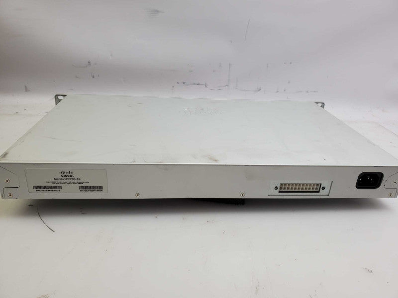 Cisco Meraki MS220-24P Cloud Managed Gigabit PoE Switch (Claimed) )