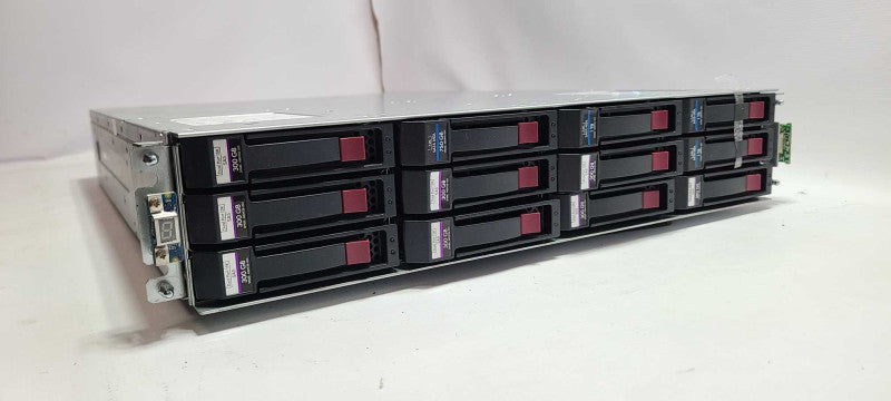 HP FCLSE-0801 2x AJ748a Smart Array Controllers SAS 2x PSU 12x 3.5\\" Bays HDD Storage Array $