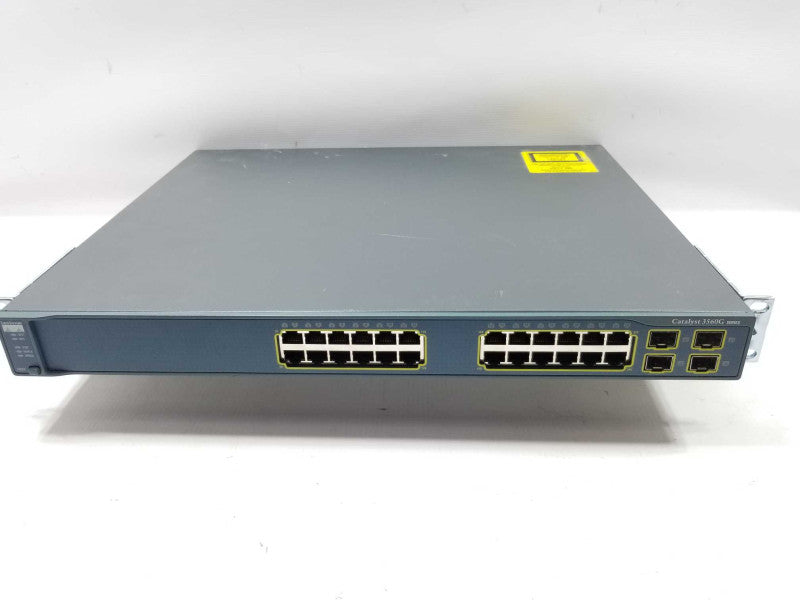 Cisco WS-C3560G-24TS-S 3560G 24 Port Gigabit Switch, FACTORY RESET ~