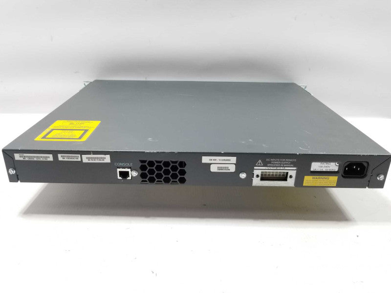 Cisco WS-C3560G-24TS-S 3560G 24 Port Gigabit Switch, FACTORY RESET ~