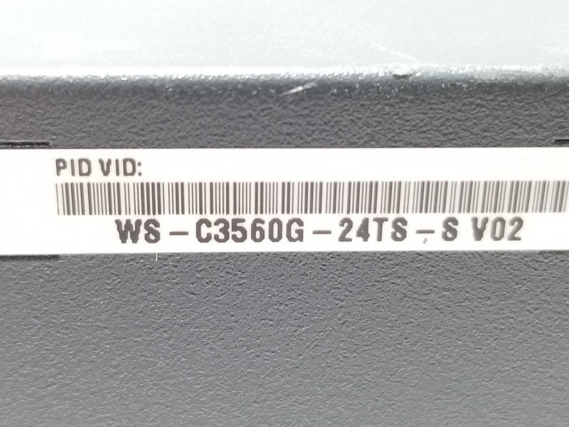 Cisco WS-C3560G-24TS-S 3560G 24 Port Gigabit Switch, FACTORY RESET ~