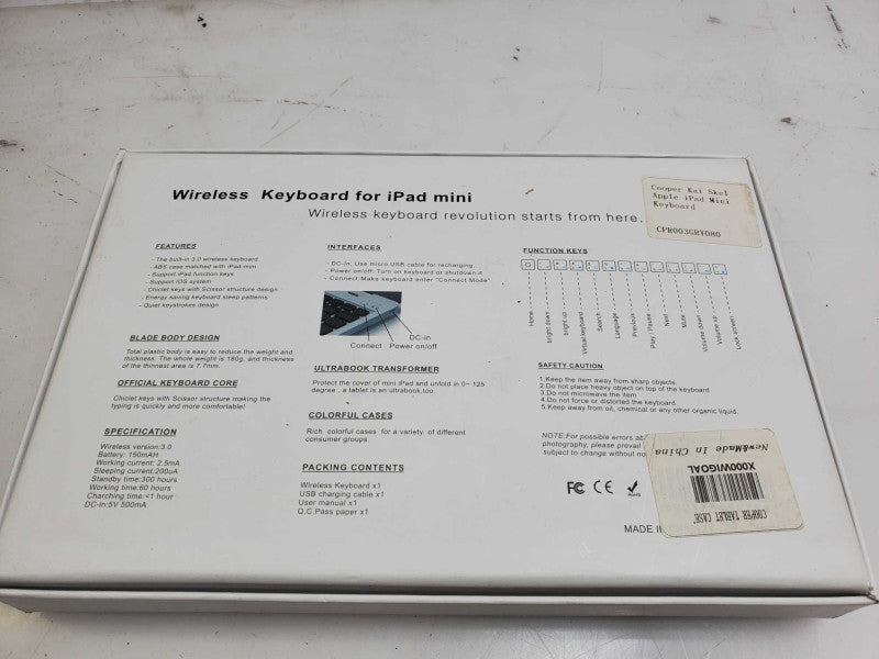 Unknown Brand Wireless Bluetooth Keyboard )