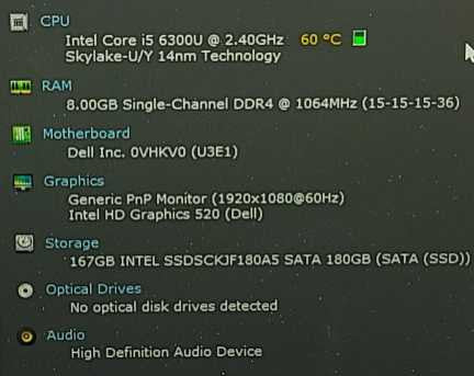 Dell Latitude E5470 i5-6300U 2.4GHz 8GB RAM 180GB SSD 14\\"  $