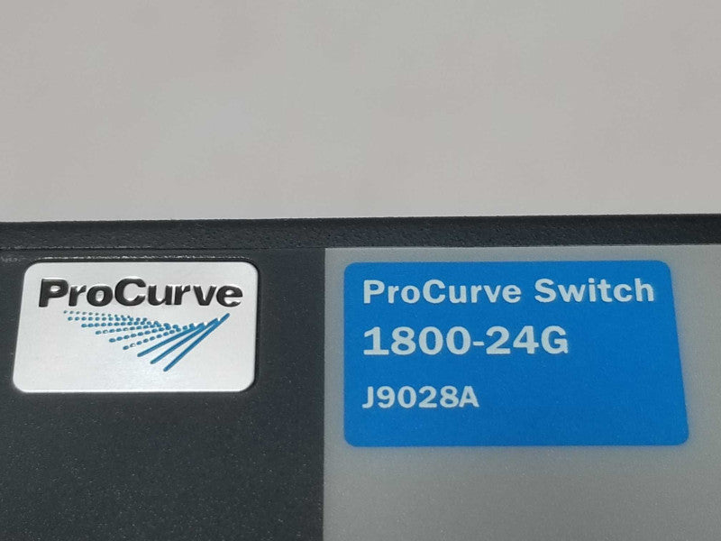 HP J9028-60001 ProCurve 1800-24G Switch J9028A, FACTORY RESET ~