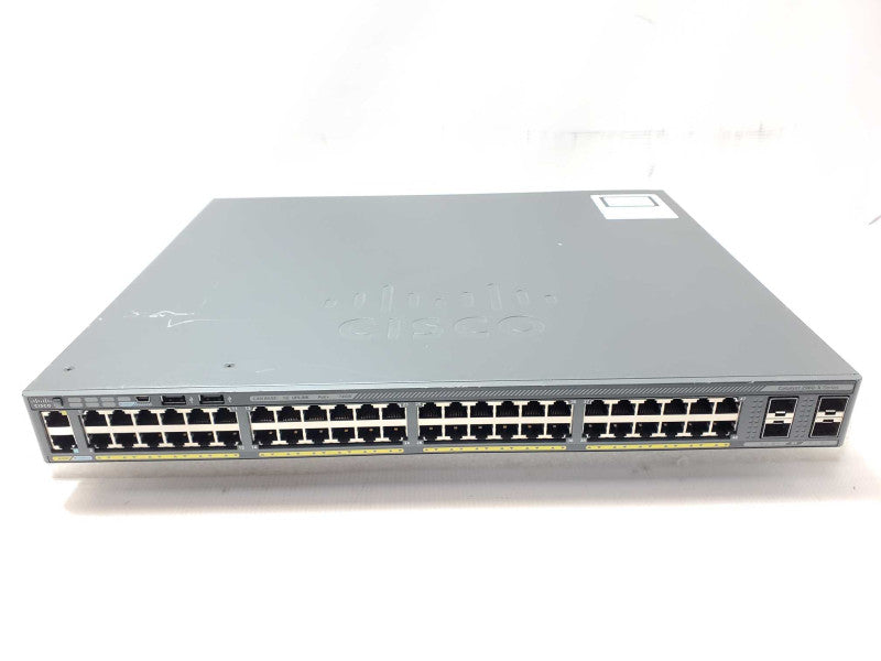 Cisco WS-C2960X-48FPS-L 48 Port Gigabit Managed Network Switch _